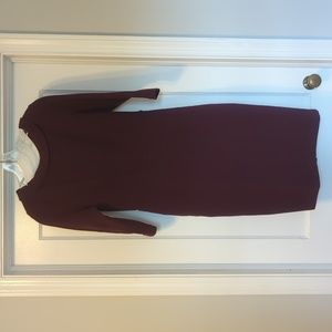 Boden Marisa Ottoman Maroon Dress US 8R